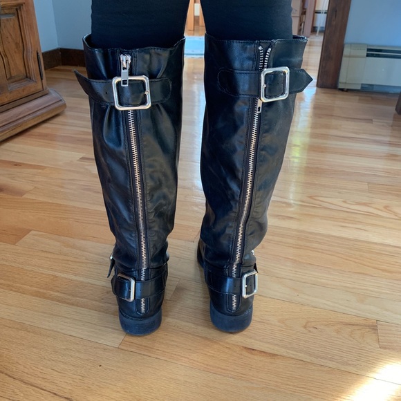 Black tall riding boots - Picture 2 of 3